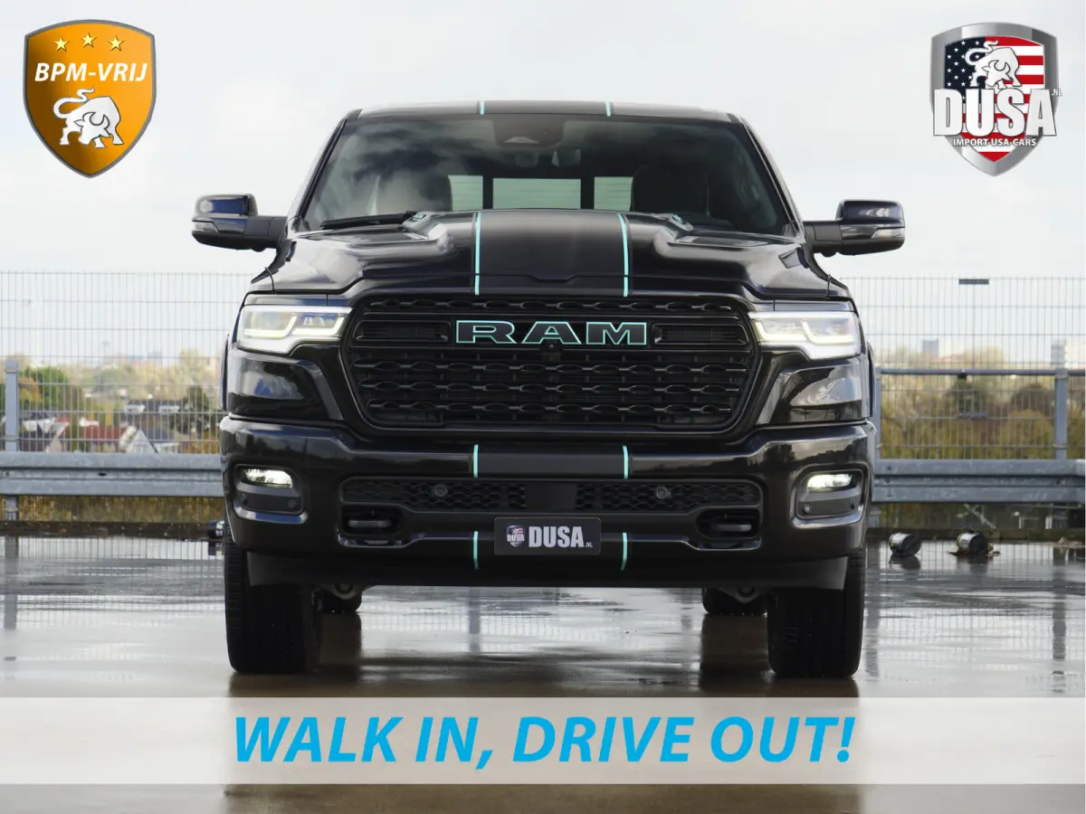 | 1500 | Limited | 3.0L Twin-Turbo I6 | High Output | BPM-VRIJ Passenger Display | 14,4 Touch Screen  | RAMBOX Getoonde accessoires zijn verkrijgbaar tegen meerprijs