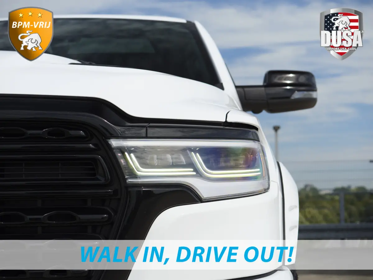 | 1500 | Limited | Night | 3.0L Twin-Turbo I6 | High Output | Passenger Display | 14,4 Touch Screen | Harman Kardon | RAMBOX Getoonde accessoires zijn verkrijgbaar tegen meerprijs