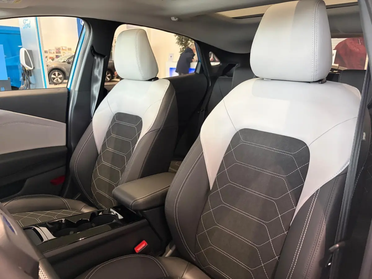 Premium 47 kWh | NIEUW TE BESTELLEN! | B&O AUDIO | STUUR, STOEL EN VOORRUITVERWARMING | 360 GRADEN CAMERA | PARKEERSENSOREN VOOR ÉN ACHTER | ADAPTIEVE CRUISE CONTROL | PANORAMADAK| KEYLESS 