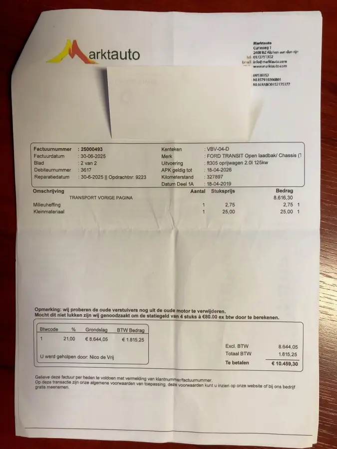 2.0 TDCI 170 pk Autotransporter Airco, Luchtvering, Trekhaak 2.800 kg, Dubbel lucht achter, 3-Zits
