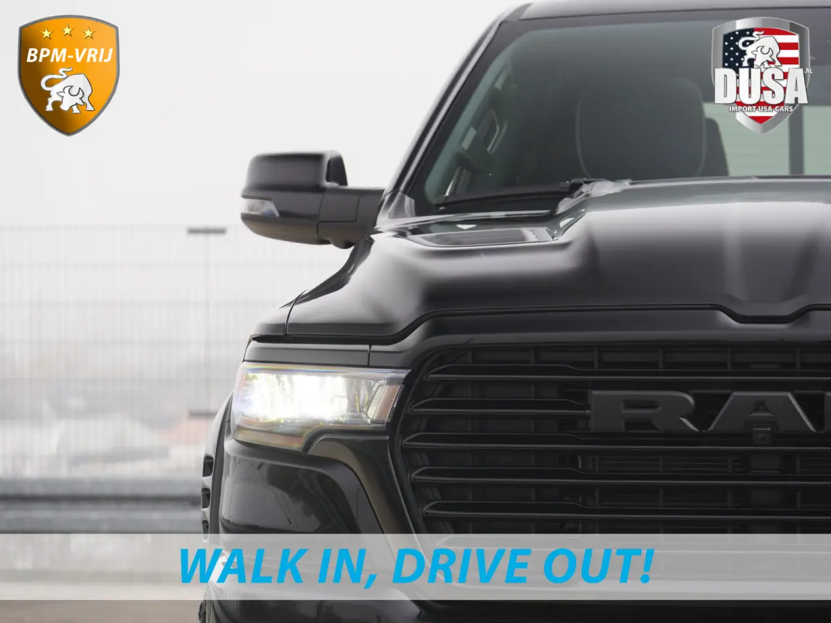 1500 | Laramie | Night | 3.0L I6 Hurricane | 4X4 | BPM-VRIJ | 14,4-inch Touchscreen | Passenger Display | Getoonde accessoires zijn verkrijgbaar tegen meerprijs