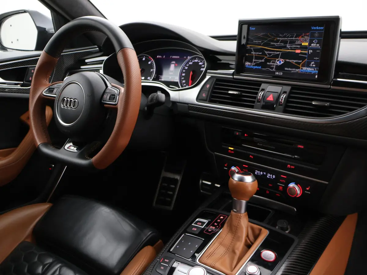 RS6 4.0 TFSI V8 605 PK PERFORMANCE | KERAMISCH | B&O | AUDI EXCLUSIVE LEDER | CARBON | 21 INCH | 360 CAMERA