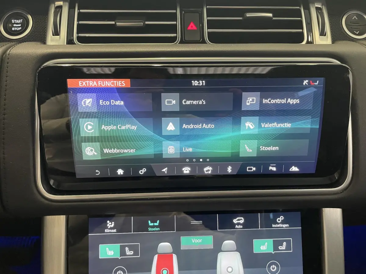 3.0 TDV6 Autobiography Trekhaak Panoramadak Navigatie Apple Carplay/Android Auto Adaptive Cruise Control Camera Parkeersensoren Head-up Display Stoelverwarming en verkoeling Stuurverwarming 