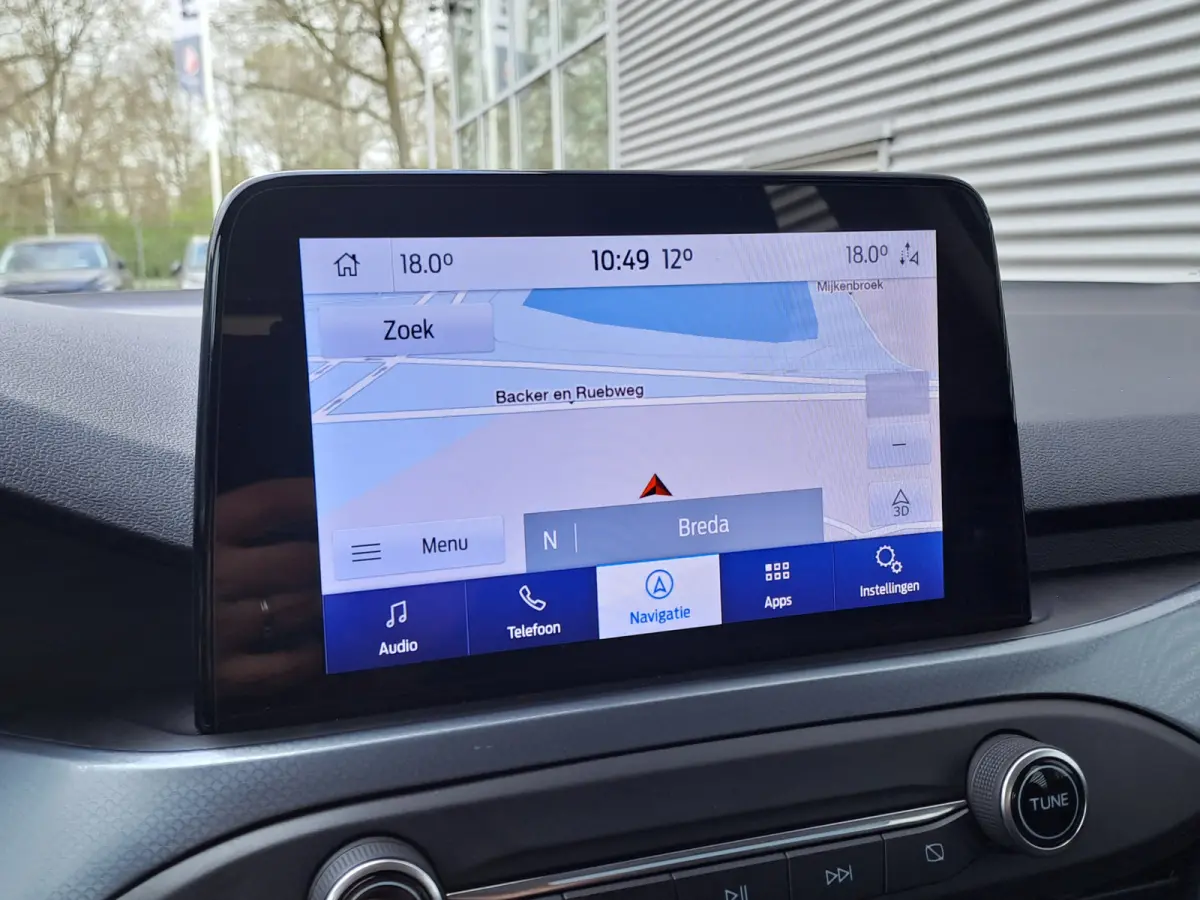 1.0 EcoBoost Active Business | Navi | PDC | Cruise | Trekhaak | ECC | Stoel, Stuur, Voorruit verwarming