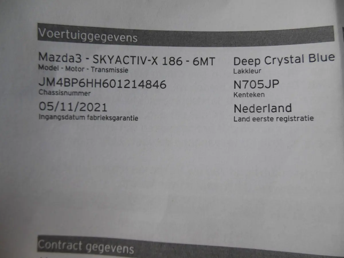 2.0 e-SkyActiv-X M Hybrid 186 Comfort 12 maanden Bovag garantie carplay/android