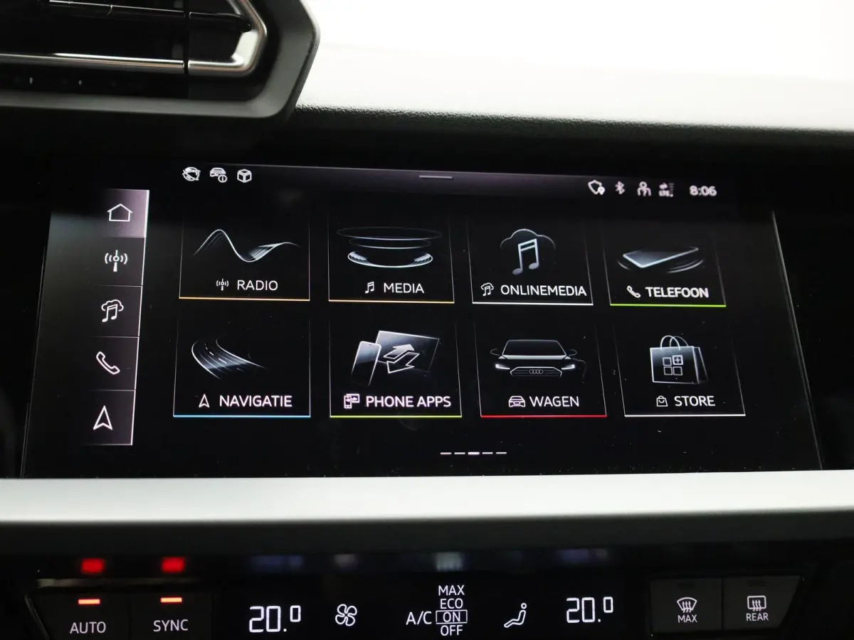 40 TFSI e S edition l Demo l Cruise control l Airco l Navigatie l Stoelverwarming l Elektr. instel. bestuurd.stoel l Parkeersensoren l Audi virtual cockpit plus l Audi drive select l Lichtme