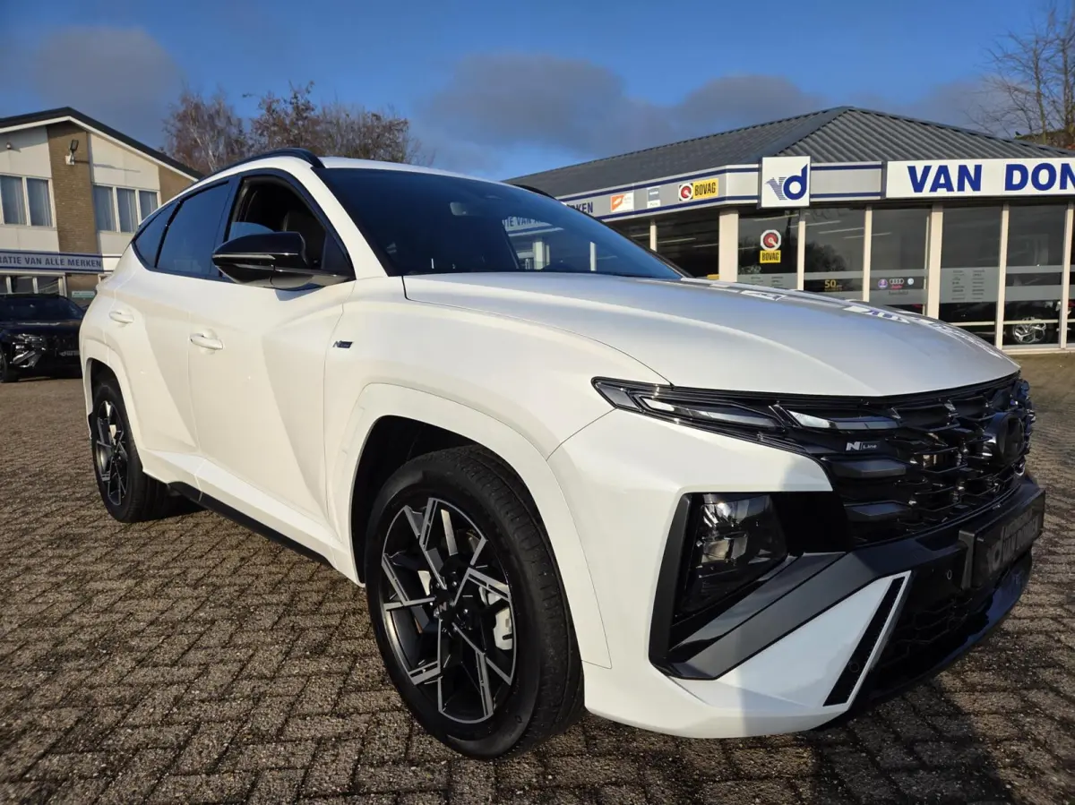 1.6 T-GDI HEV N Line| NIEUW MODEL! | Full Hybrid 215 PK | Parelmoer Wit