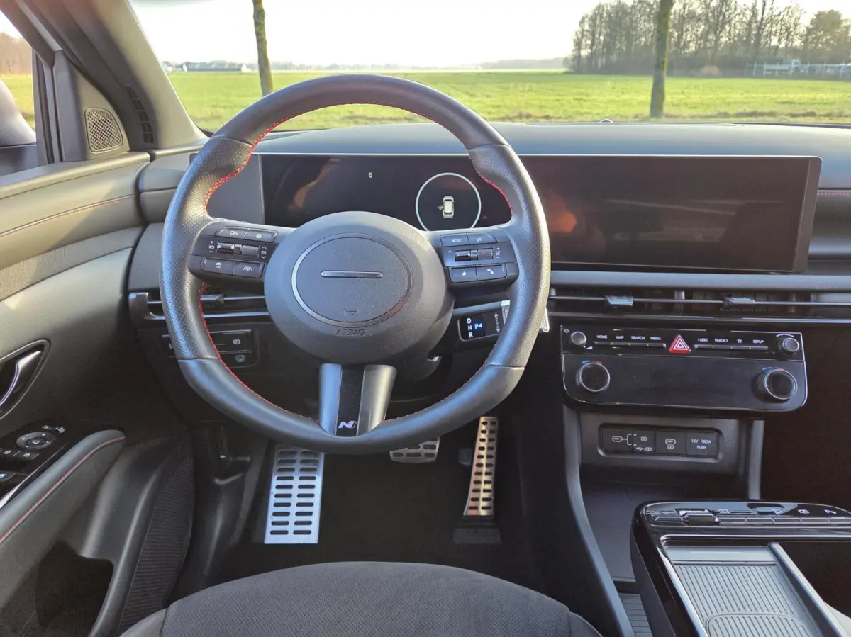 1.6 T-GDI HEV N Line| NIEUW MODEL! | Full Hybrid 215 PK | Parelmoer Wit