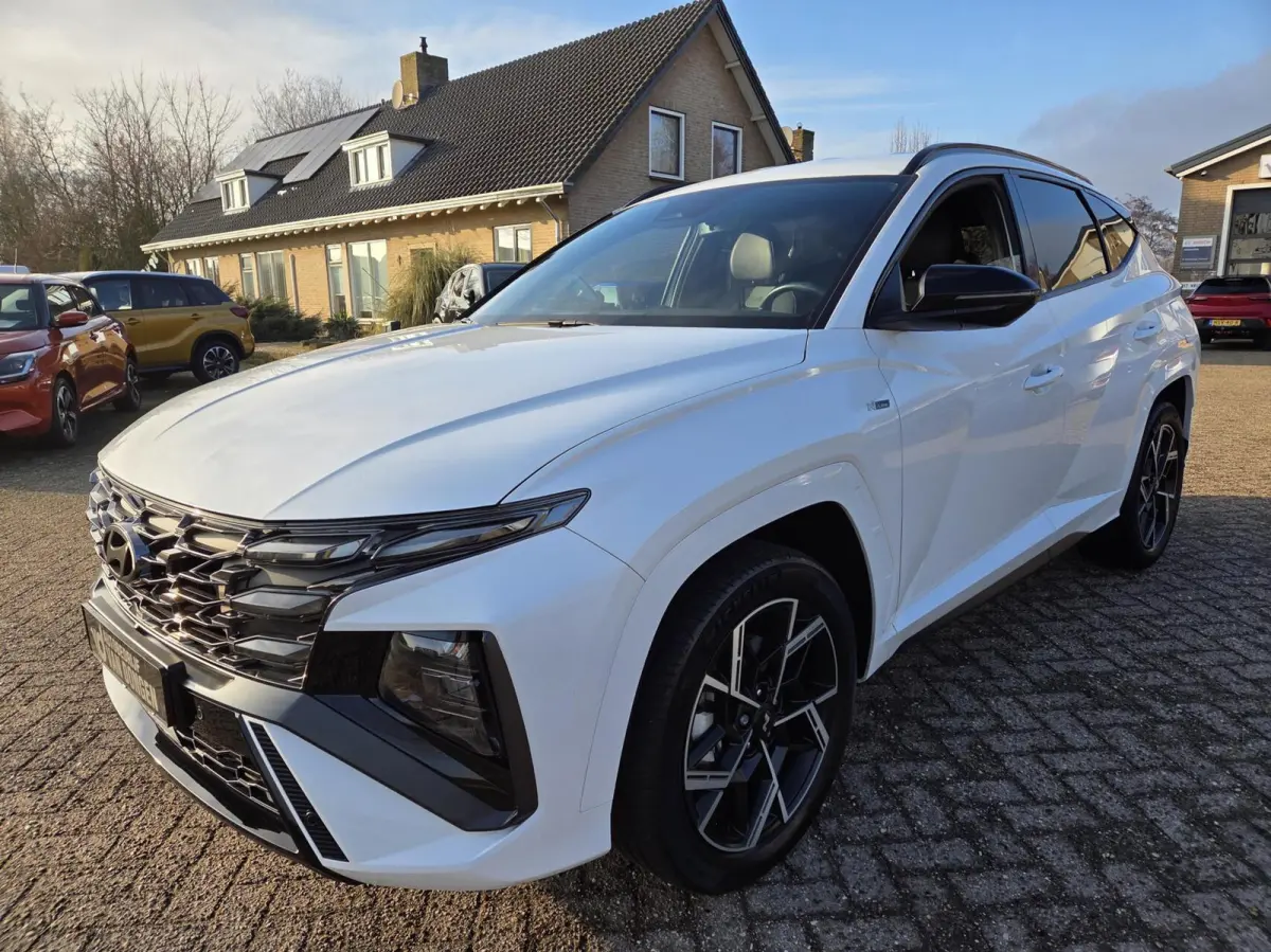 1.6 T-GDI HEV N Line| NIEUW MODEL! | Full Hybrid 215 PK | Parelmoer Wit