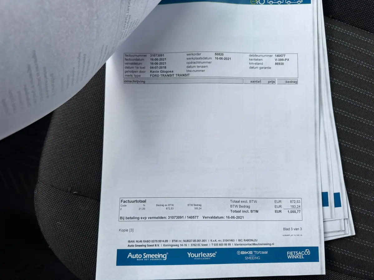 350 2.0 TDCI L4H4 Trend 100% Onderhouden Navigatie Airco