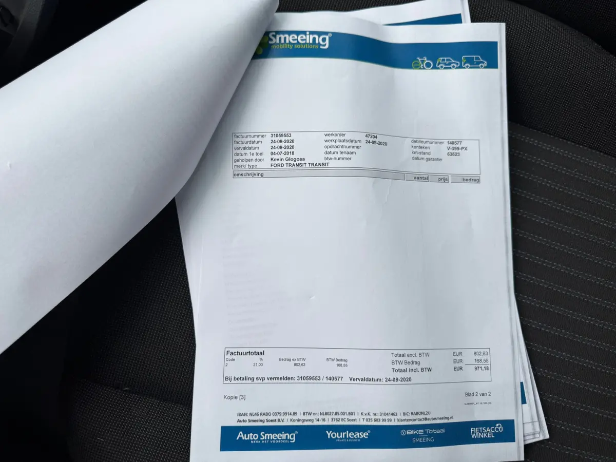 350 2.0 TDCI L4H4 Trend 100% Onderhouden Navigatie Airco