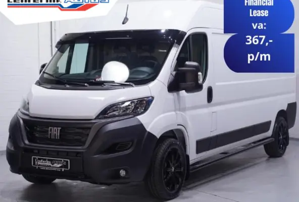 2.2 MultiJet 140 pk L3H2 Black&White Edition Airco Cruise Control, 18" LMV Zwart, Sidebars, Zonneklep, 3-Zits Nieuw