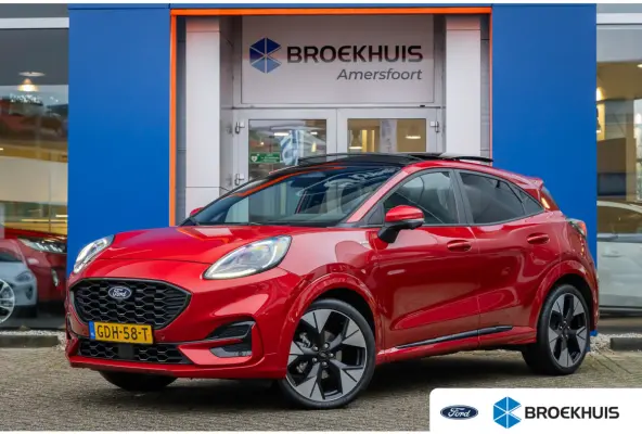 1.0 EcoBoost ST-Line X | Pano-dak | Cruise adaptief | 360 camera | Stoel/stuur/voorruit verwarming | Apple Carplay/Android Auto | Dodehoek detectie | Apple Carplay/Android Auto|telefooninteg