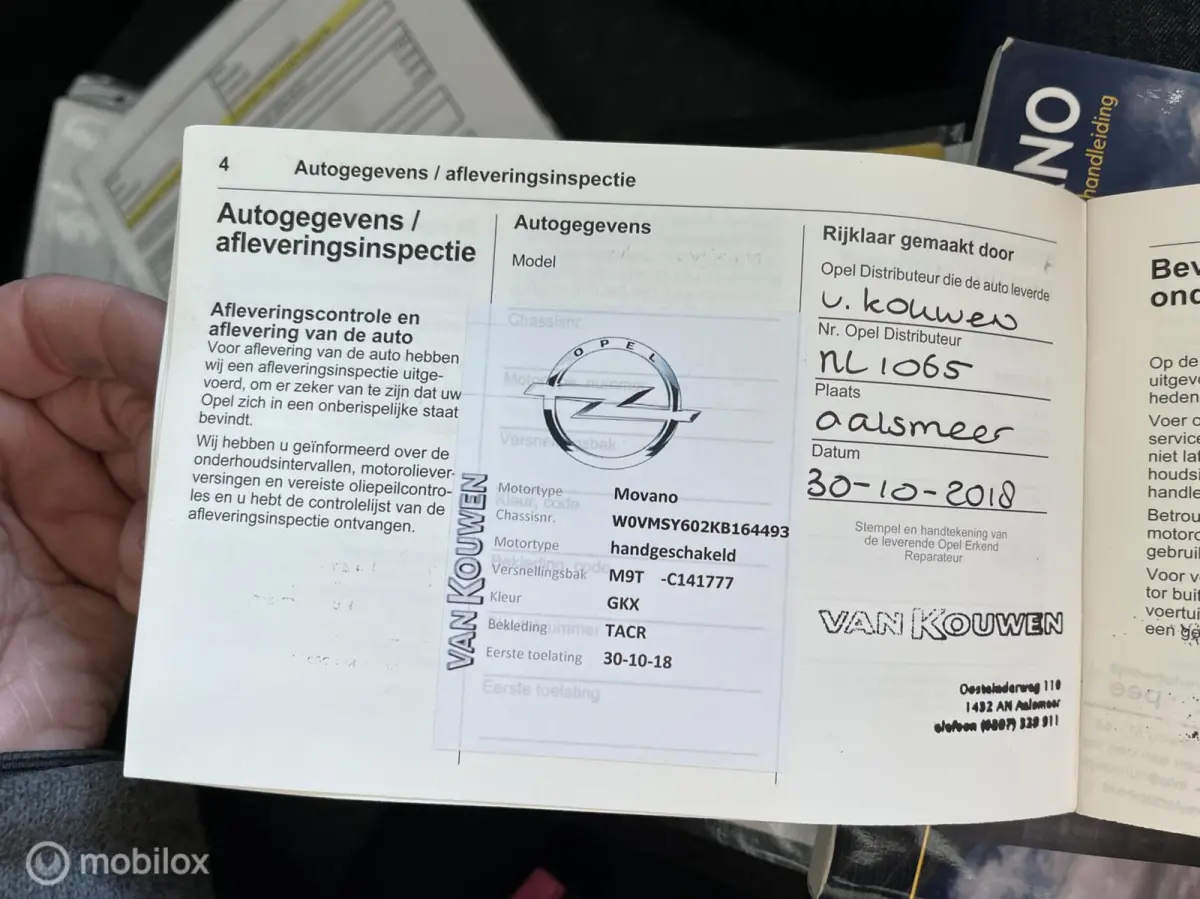 2.3 CDTI L 4 Open laadbak Pick up openlaadbak 3 zitplaatsen