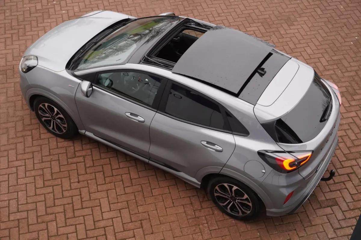 1.0 EcoBoost ST-Line 125PK= ORIG/NL+Led+Pano-dak+CarPlay+Navigatie+stuur&stoel-verw = ZOMER AKTIE !!