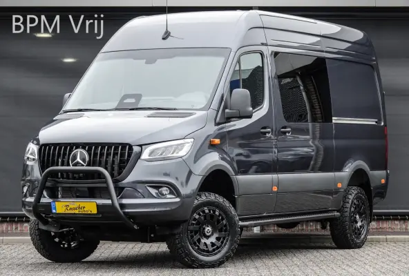 4x4 319Cdi 190Pk 9G-tronic | L2H2 | Dubbele Cabine | 2x Schuifdeur | 4WD | AWD | Bullbar | Treeplanken | 18'' All Terrain | Tenoriet Grijs