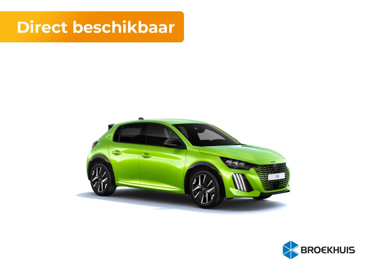 GT | Armsteunen op de voorportieren bekleed met kunstleder met groen sierstiksel (GT-Line) | Climate Control | Dashboard en deurpanelen in kunststof met carboneffect