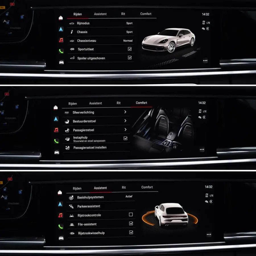 2.9 4S E-Hybrid 560PK|Org NL|1e Eig|Krijt|Sport Design|Panoramadak|Bose|Soft Close|Ambiente|Dealer Onderhouden