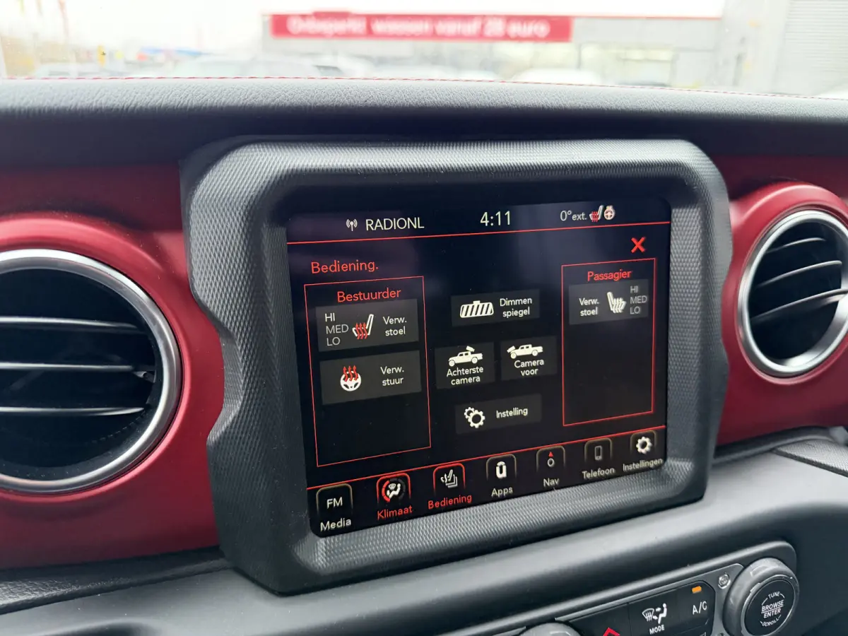 JEEP RUBICON 3.6L V6 5 Zitplaatsen Trekhaak Tonneau cover Carplay Leder LED BTW