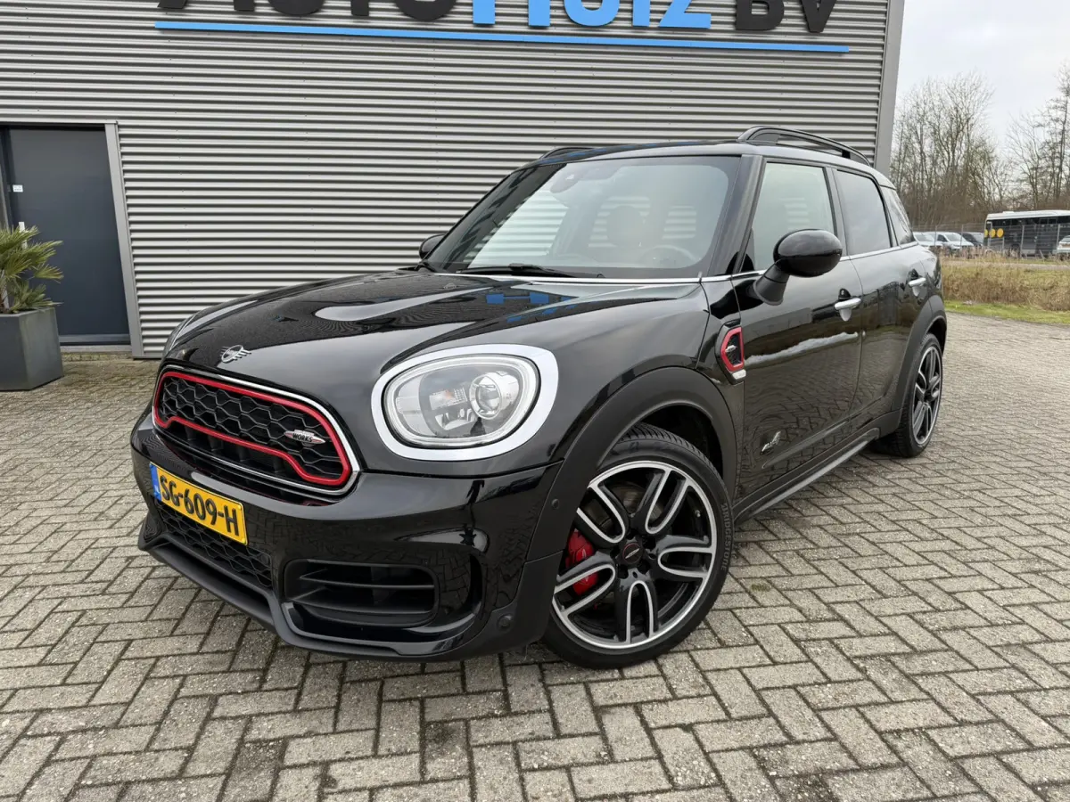 Mini 2.0 John Cooper Works ALL4 231 PK Chili Panoramadak Leer Harman-Kardon Elek Stoelverstelling Head-Up Display Led Achteruitrijcamera Keyless Entry Vol!