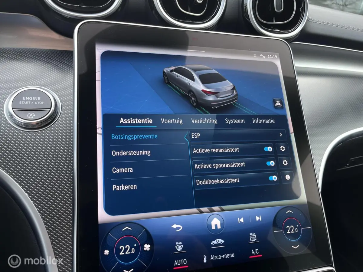 180 AMG Line Nieuw type, Camera Led Dodehoek assist