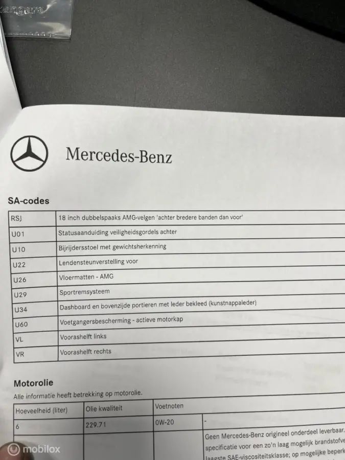 180 AMG Line Nieuw type, Camera Led Dodehoek assist