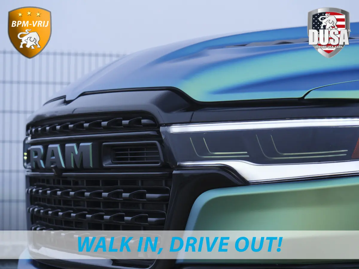 | 1500 | Limited | 3.0L Twin-Turbo I6 | High Output | BPM-VRIJ Arctic Borealis | 14,4'' U Connect | RAMBOX Getoonde accessoires zijn verkrijgbaar tegen meerprijs