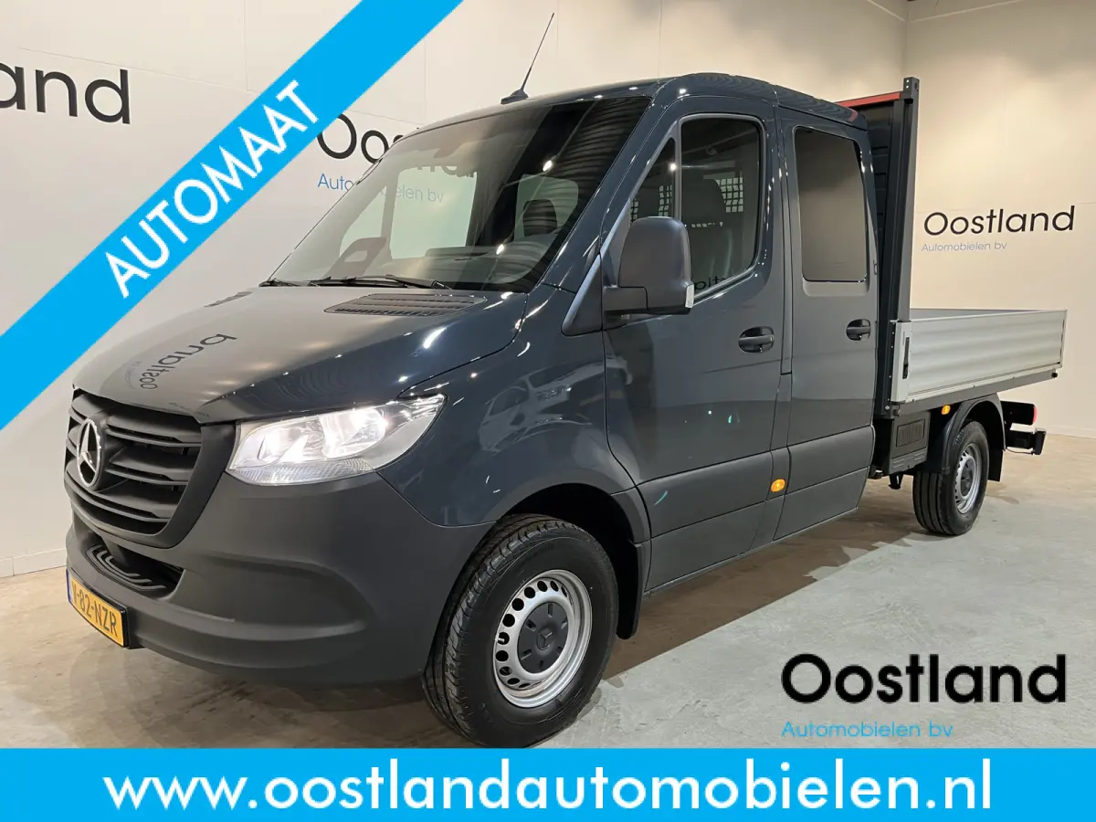 317 CDI L2 RWD DC 7 PERS. Automaat Open Laadbak / Euro 6 / Airco / Cruise Control / Trekhaak / Camera / 16.200 KM !!