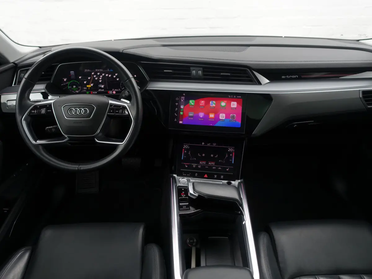 e-tron 55 Quattro advanced 95 kWh- SOH 92%, Panoramadak, Bang Olufsen, Memory, CarPlay, Xenon led, Ada Cruise, Sfeerverlichting