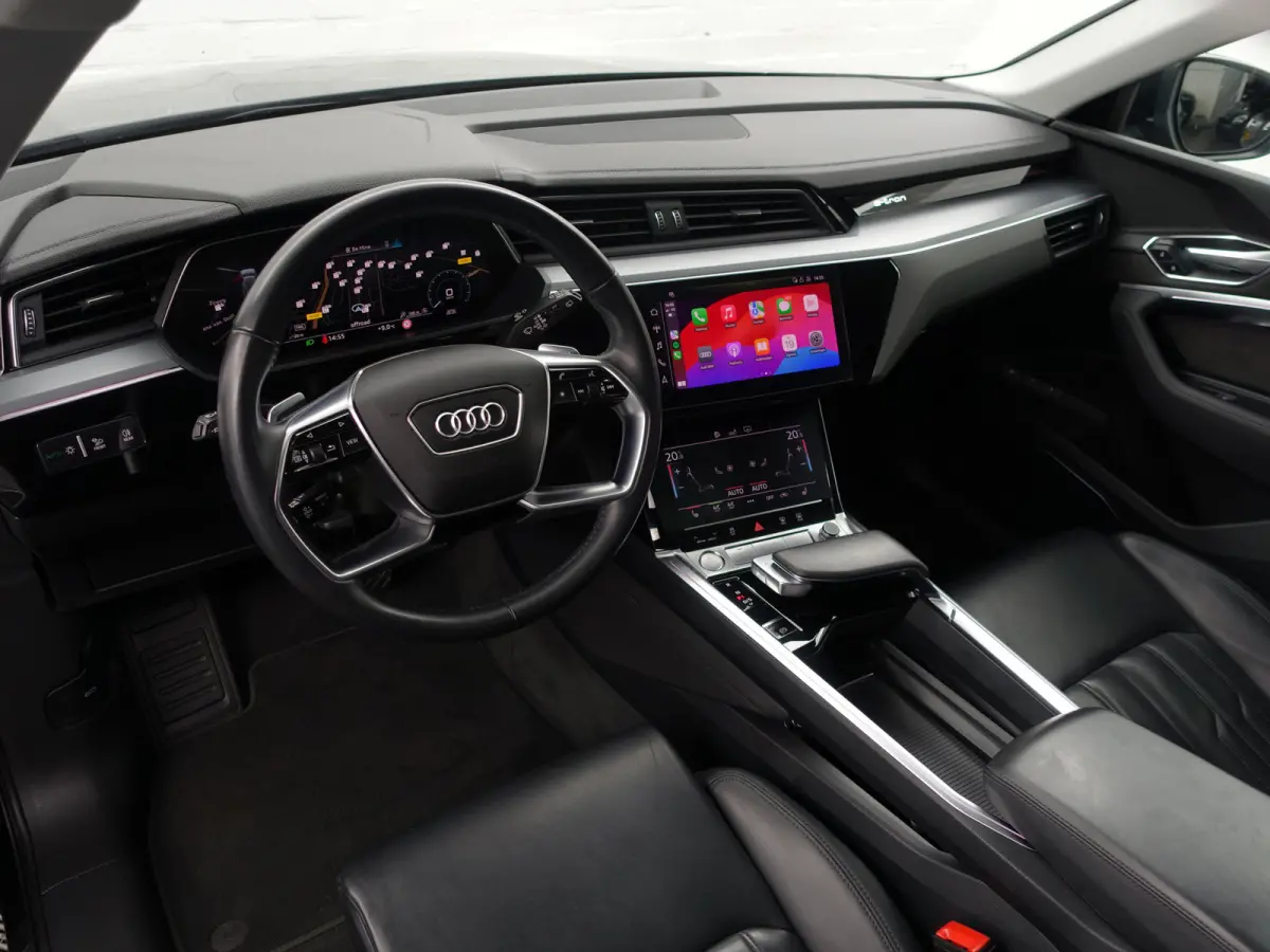 e-tron 55 Quattro advanced 95 kWh- SOH 92%, Panoramadak, Bang Olufsen, Memory, CarPlay, Xenon led, Ada Cruise, Sfeerverlichting