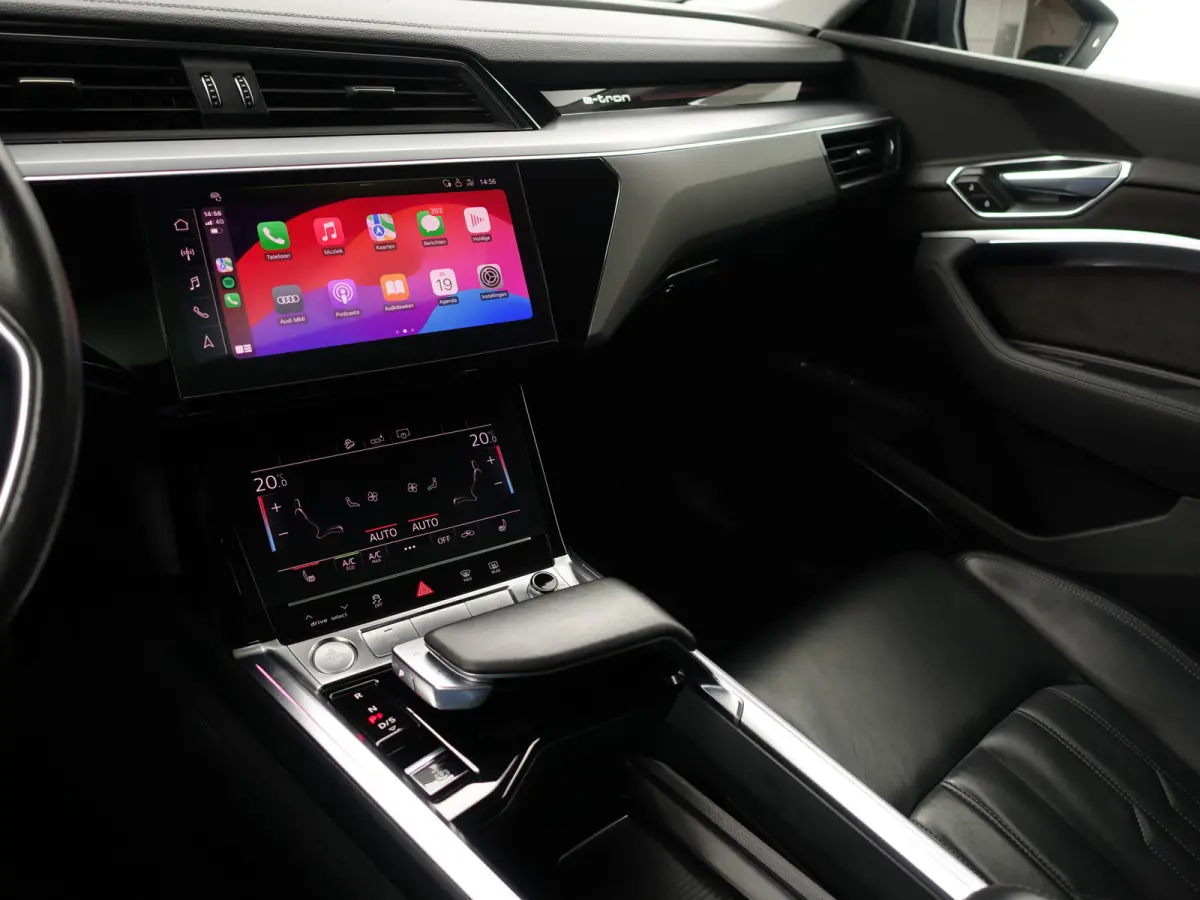 e-tron 55 Quattro advanced 95 kWh- SOH 92%, Panoramadak, Bang Olufsen, Memory, CarPlay, Xenon led, Ada Cruise, Sfeerverlichting