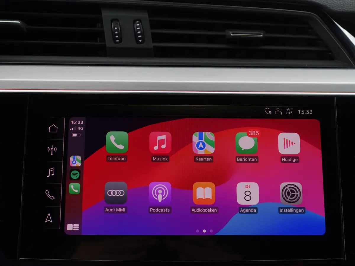e-tron 55 quattro advanced 95 kWh- Panoramadak, CarPlay, Ada Cruise, Sfeerverlichting, Camera, Memory, Design Leder Interieur