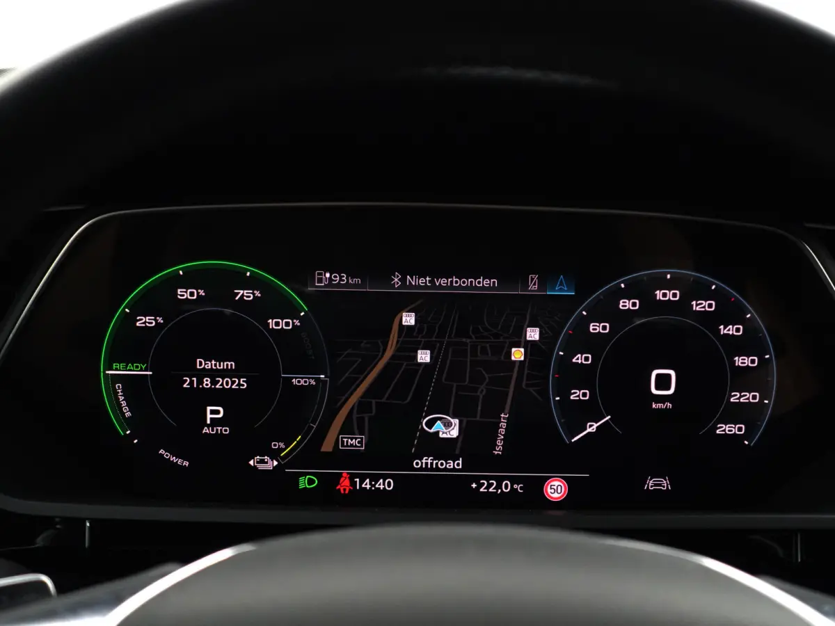 e-tron 55 quattro advanced 95 kWh- SOH 91%, Bang Olufsen, 2x Laadpoort, Camera Spiegels, 360 Camera, Panoramadak