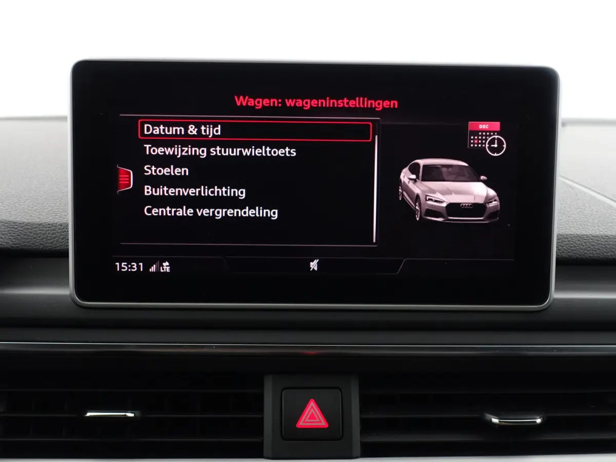 2.0 TFSI S Line Black Optic Aut- Memory Seats, Ada Cruise, Dynamic Select, Keyless, Camera, Sport Interieur