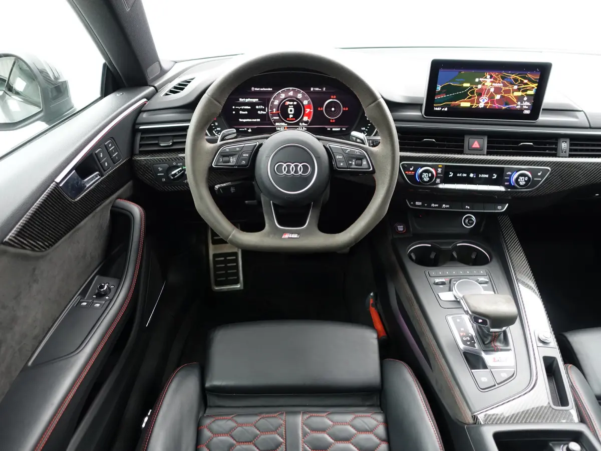 2.9 TFSI Quattro Aut- RS Dynamic, Carbon Package, Ceramic, Bang Olufsen, Stoelmassage, Head Up, Memory