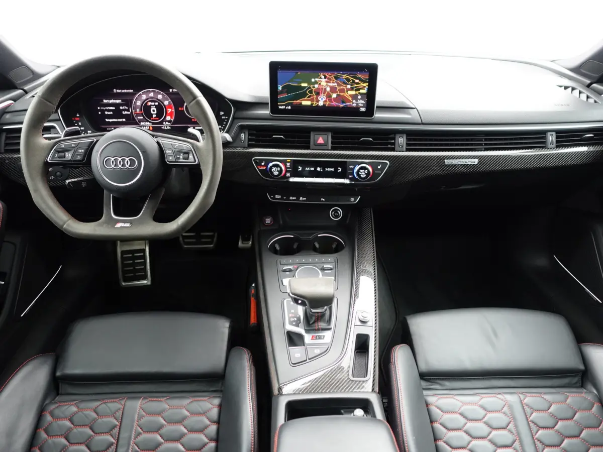 2.9 TFSI Quattro Aut- RS Dynamic, Carbon Package, Ceramic, Bang Olufsen, Stoelmassage, Head Up, Memory