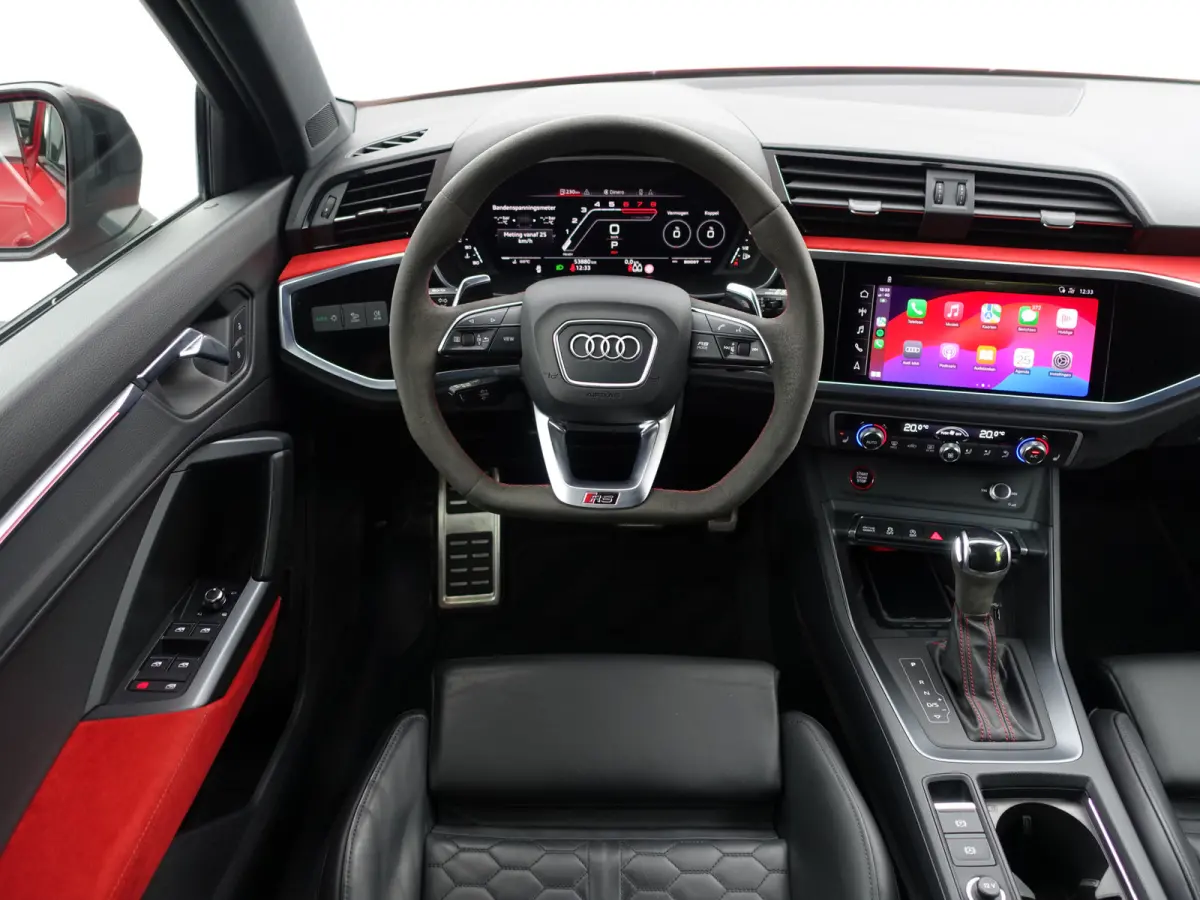 RSQ3 TFSI 400pk RS Dynamic+ Black Optic Aut- Carbon, Sfeerverlichting, Xenon Led Matrix, Keyless, Alcantara Afwerking, Ada Cruise