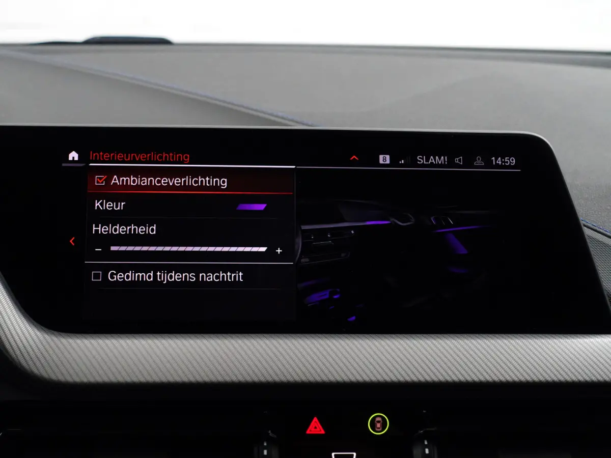 118i M Sport Performance Aut- Carplay, Android Auto, Xenon Led, Sfeerverlichting, Stoelverwarming, Shadowline