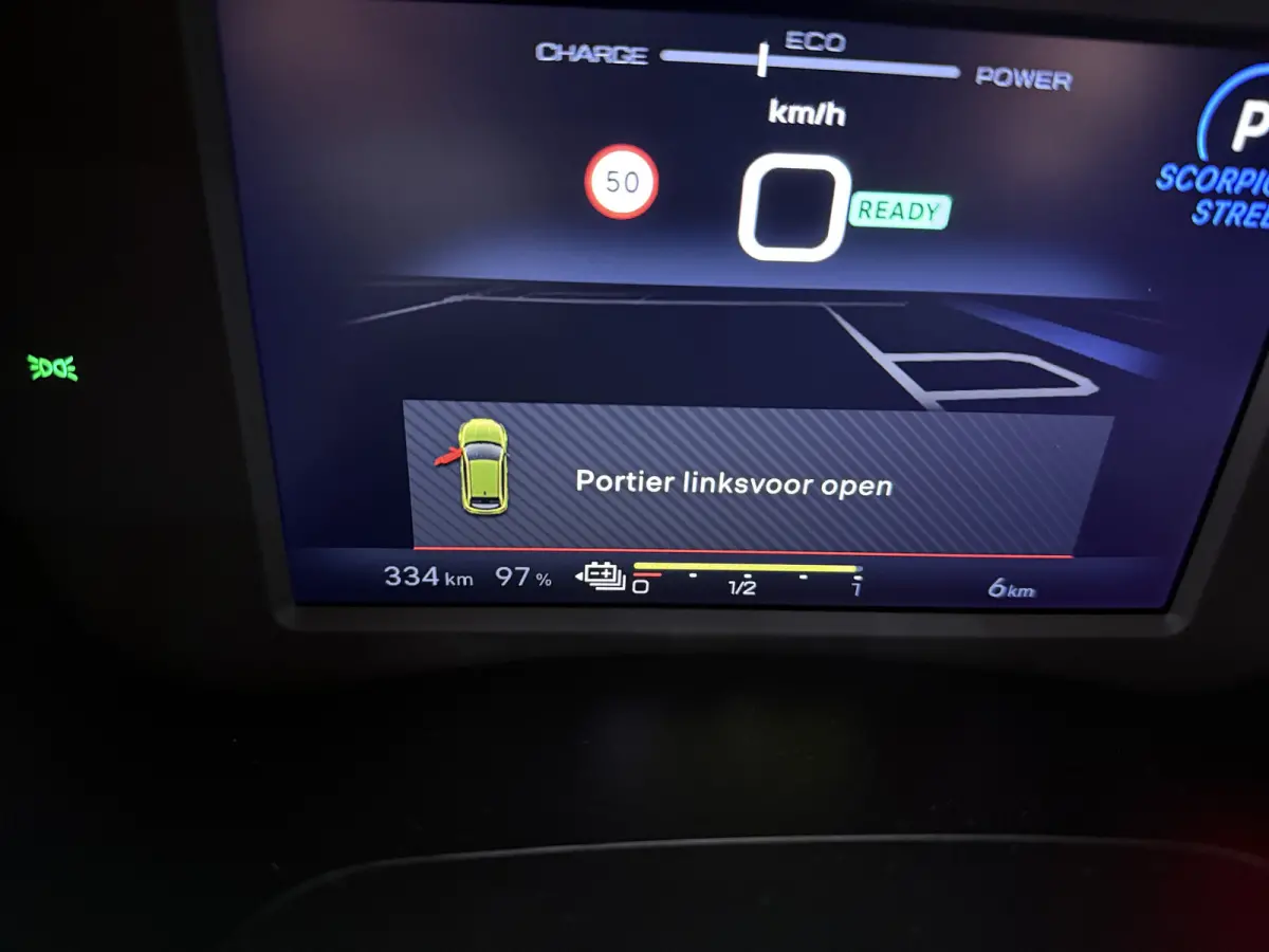 Scorpionissima 54 kWh | Achteruitrijcamera | Apple Carplay/Android Auto|telefoonintegratie premium | Cruise control adaptief met Stop&Go en stuurhulp