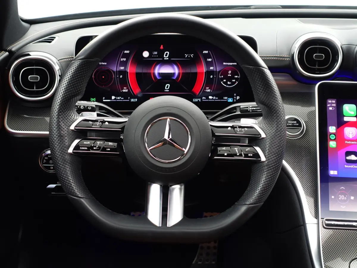 300 e AMG Line Aut- Two Tone Leder Interieur, Panoramadak, Carbon, Sfeerverlichting, Carplay, Android Auto