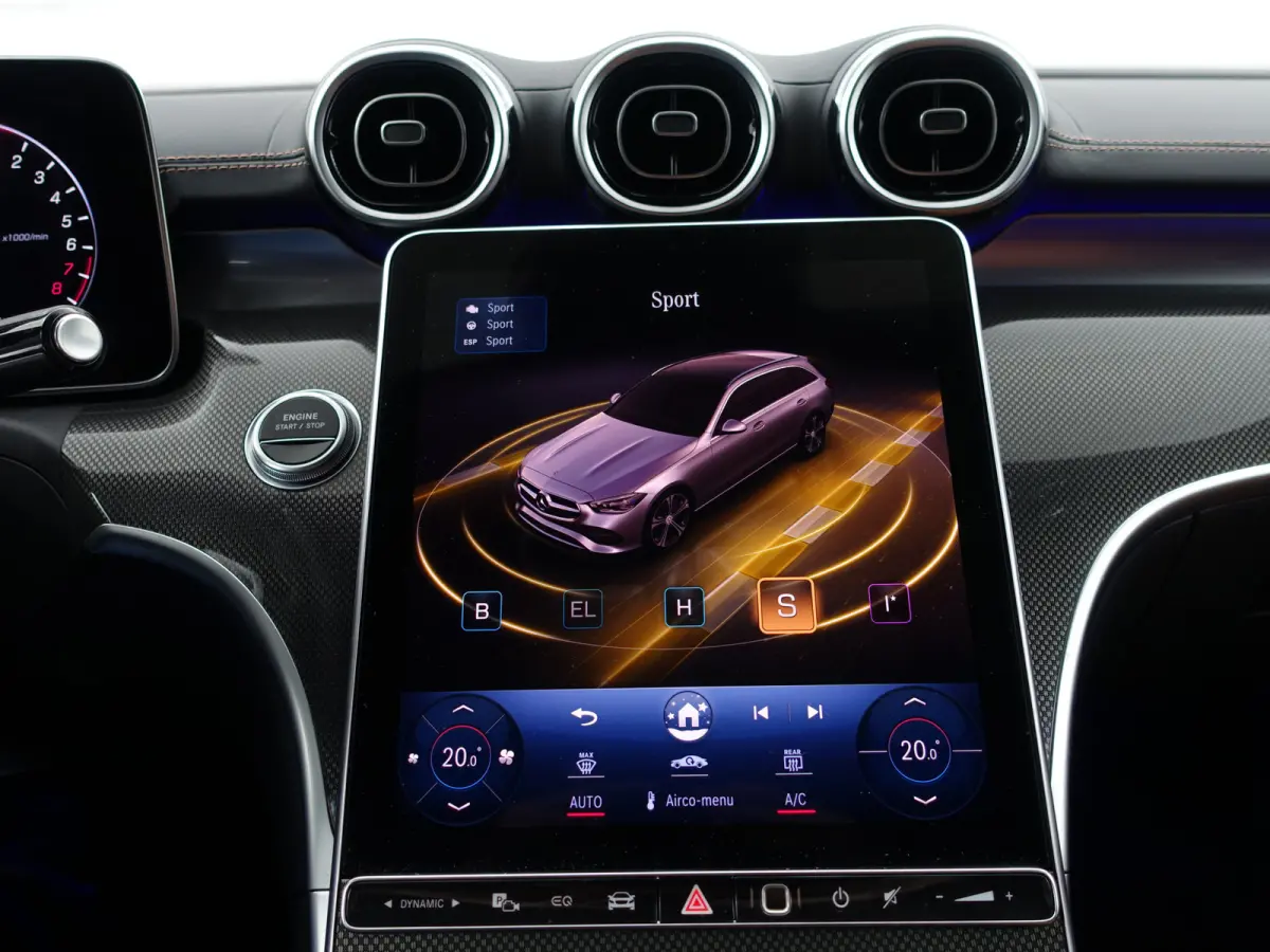 300 e AMG Line Aut- Two Tone Leder Interieur, Panoramadak, Carbon, Sfeerverlichting, Carplay, Android Auto