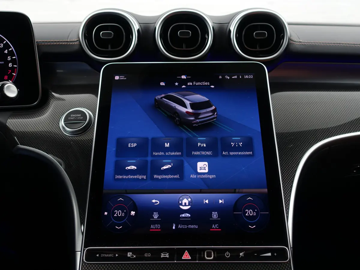 300 e AMG Line Aut- Two Tone Leder Interieur, Panoramadak, Carbon, Sfeerverlichting, Carplay, Android Auto