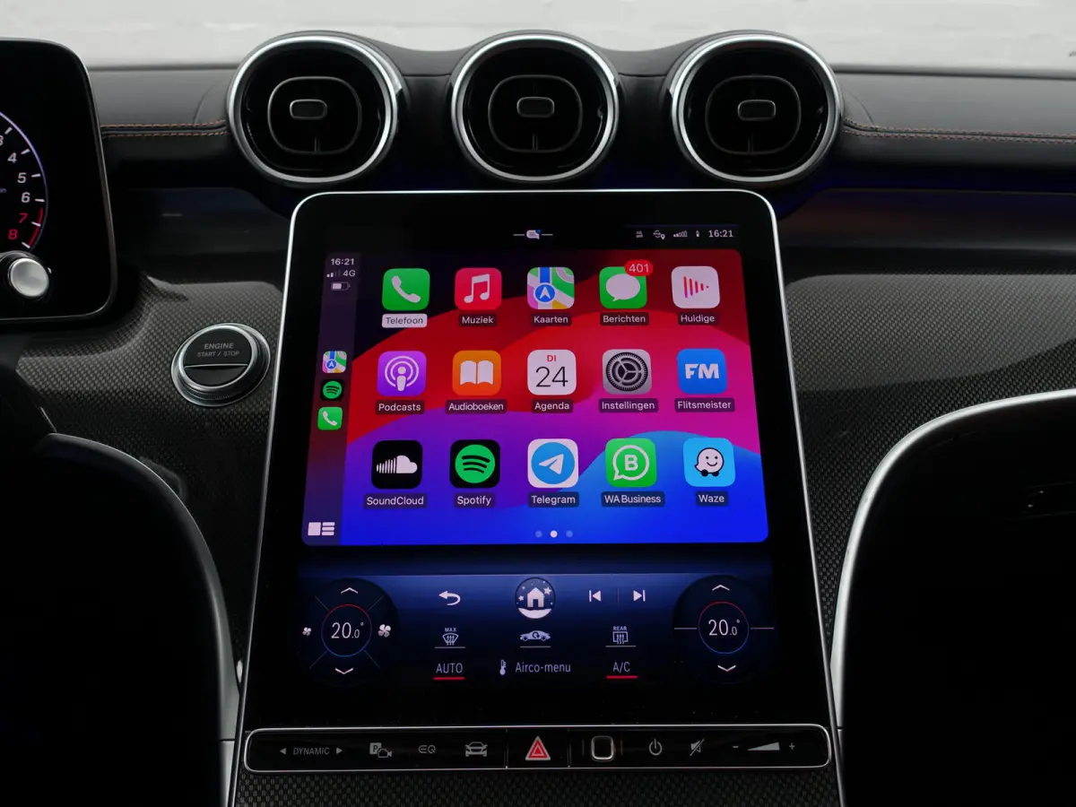 300 e AMG Line Aut- Two Tone Leder Interieur, Panoramadak, Carbon, Sfeerverlichting, Carplay, Android Auto