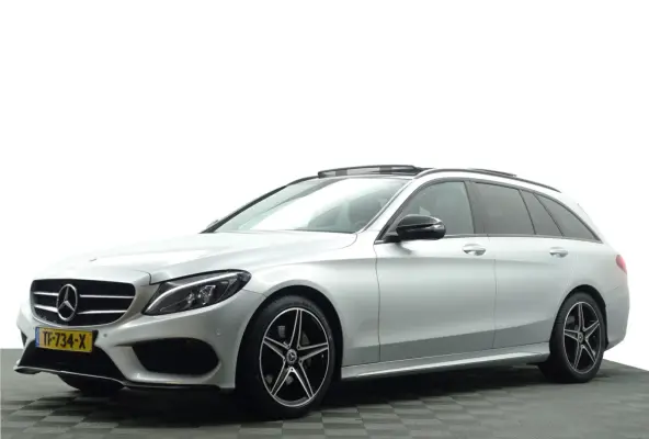 180 AMG Night Edition Aut- Panoramadak, Xenon Led, Sfeerverlichting, Burmester, Stoelverwarming, Keyless