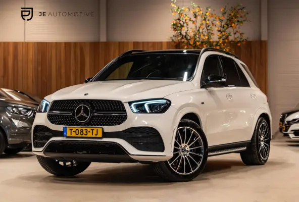 350 e 4MATIC Premium Plus AMG Line, Pano, Night Pakket, Burmester, 360 Cam, Luchtvering, Ambiënte Light
