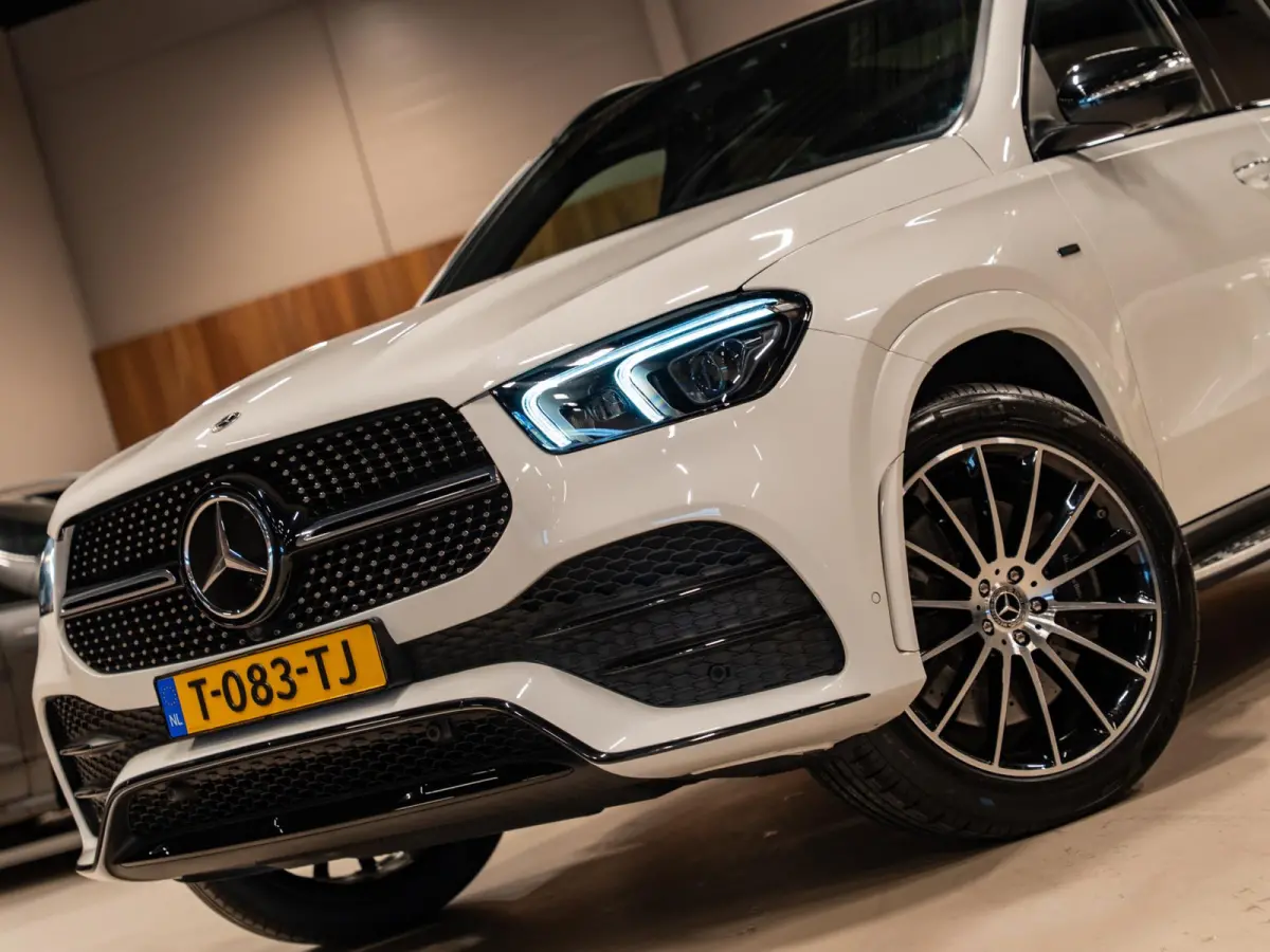 350 e 4MATIC Premium Plus AMG Line, Pano, Night Pakket, Burmester, 360 Cam, Luchtvering, Ambiënte Light