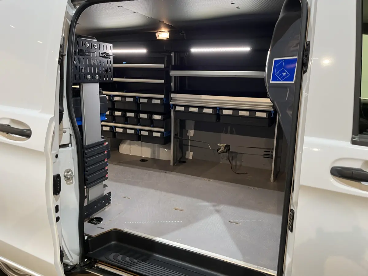 114 CDI Lang Servicebus / Sortimo Inrichting / Euro 6 / Airco / Cruise Control / PDC / Trekhaak / Klep / 3-Zits