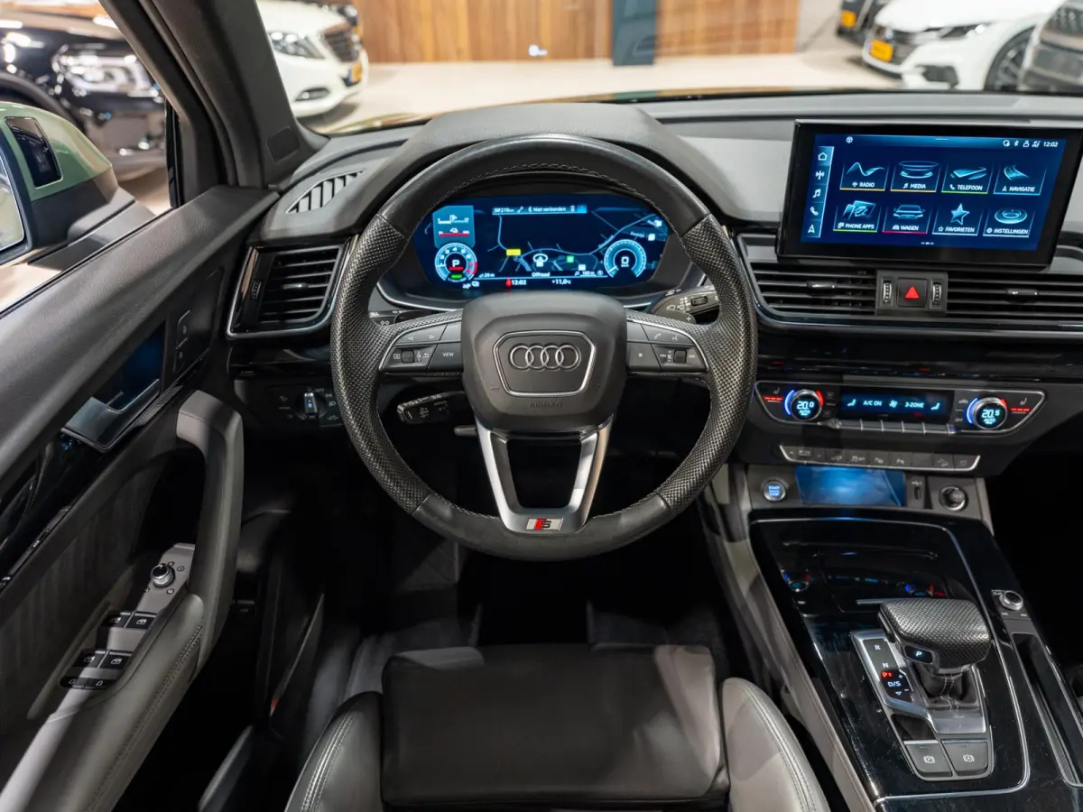 50 TFSI e S-Line Competition, Matrix Led, B&O, Luchtvering, Black Optik, Hud, ACC, 360 Cam, Volledig Onderhouden
