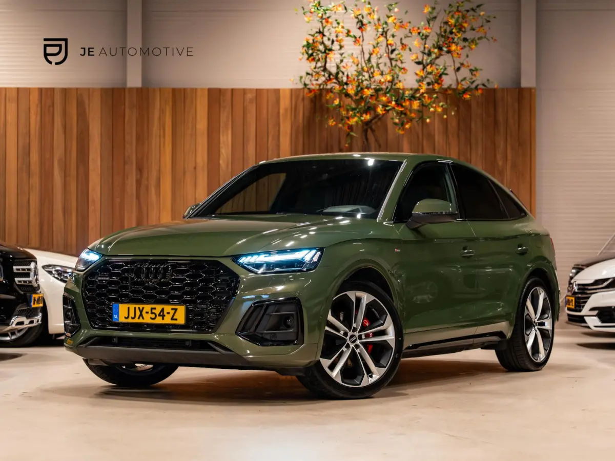 50 TFSI e S-Line Competition, Matrix Led, B&O, Luchtvering, Black Optik, Hud, ACC, 360 Cam, Volledig Onderhouden