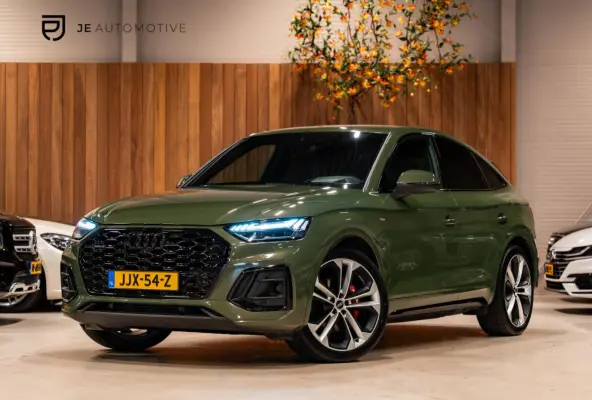 50 TFSI e S-Line Competition, Matrix Led, B&O, Luchtvering, Black Optik, Hud, ACC, 360 Cam, Volledig Onderhouden